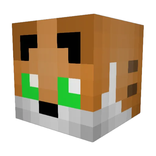 maxi_king546 Minecraft avatar head, 3D render
