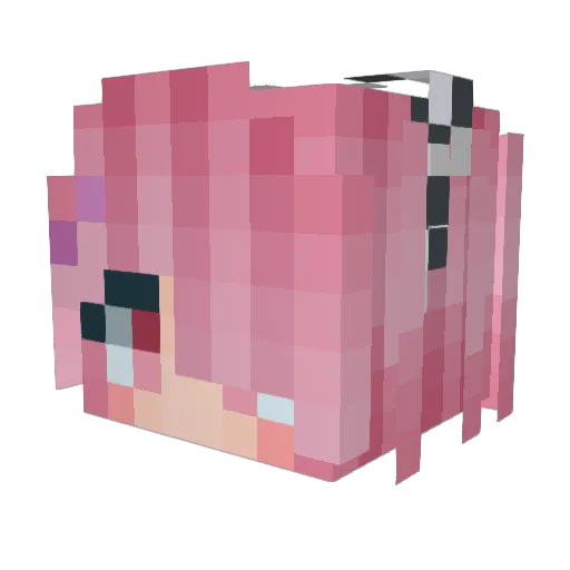 maxiiram Minecraft avatar head, 3D render