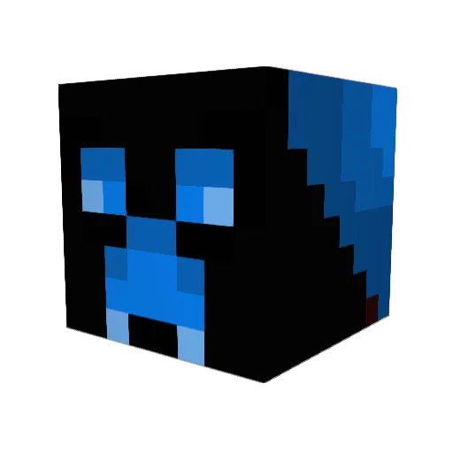 maxiking1414 Minecraft avatar head, 3D render
