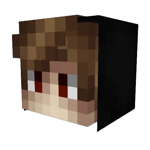 maxilp9966 Minecraft avatar head, 3D render
