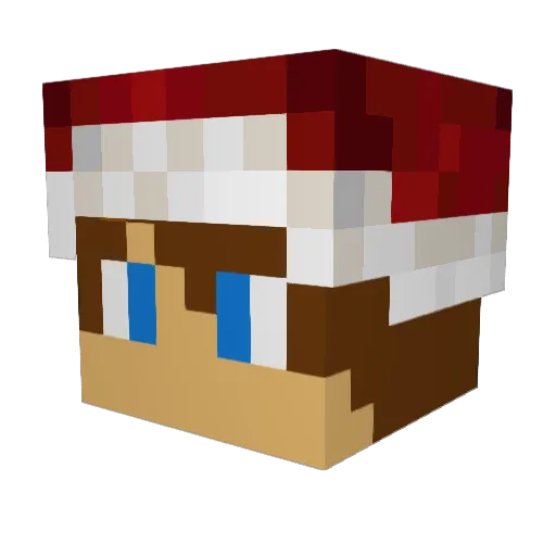 maxim8720 Minecraft avatar head, 3D render