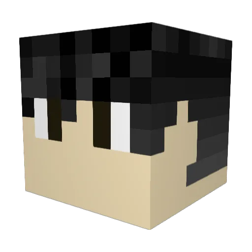 maxim995 Minecraft avatar head, 3D render