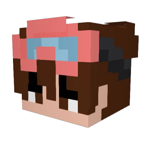 maxim_173 Minecraft avatar head, 3D render