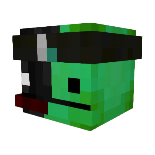 maxim_2207 Minecraft avatar head, 3D render
