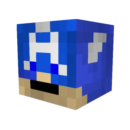 maximan010 Minecraft avatar head, 3D render