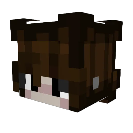 maximator_chaude Minecraft avatar head, 3D render