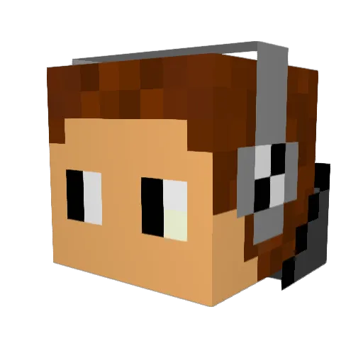 maximdc92 Minecraft avatar head, 3D render