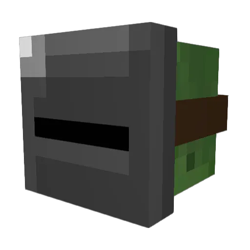 maxime3100 Minecraft avatar head, 3D render