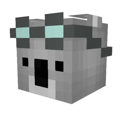 maxime395 Minecraft avatar head, 3D render