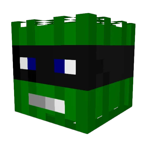 maximilien67 Minecraft avatar head, 3D render