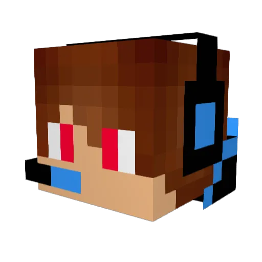 maximillian3003 Minecraft avatar head, 3D render