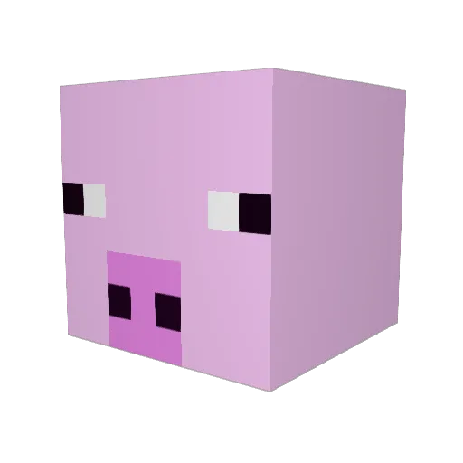 maximninja47 Minecraft avatar head, 3D render