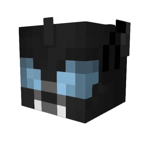 maximo_malvaez Minecraft avatar head, 3D render