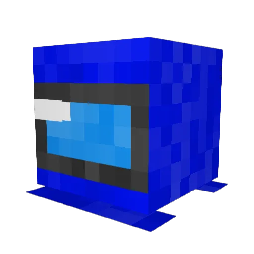 maximus__08 Minecraft avatar head, 3D render