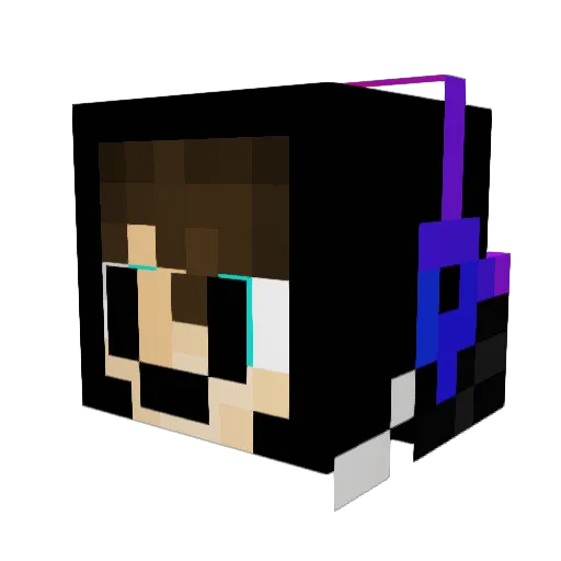 maximusprime735 Minecraft avatar head, 3D render