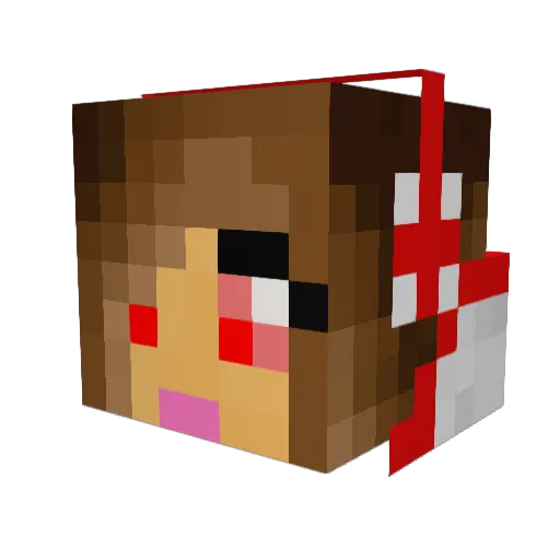 maximusride14 Minecraft avatar head, 3D render
