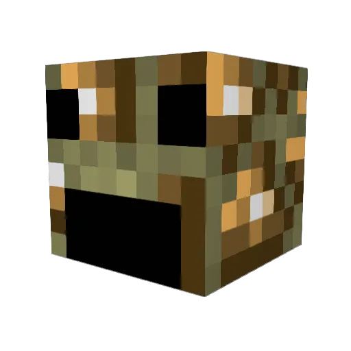 maxinek11 Minecraft avatar head, 3D render