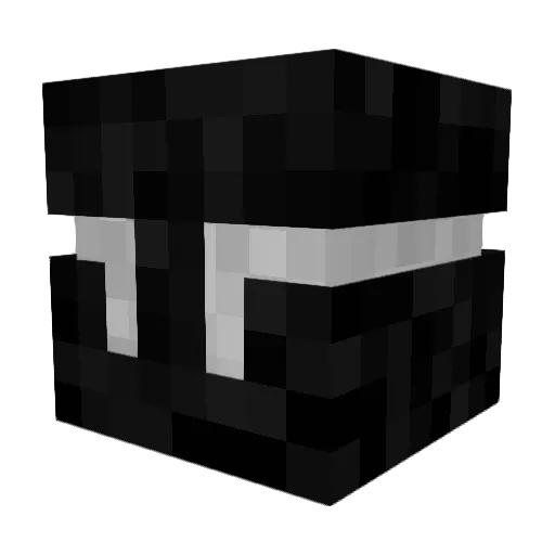 maxiraux Minecraft avatar head, 3D render