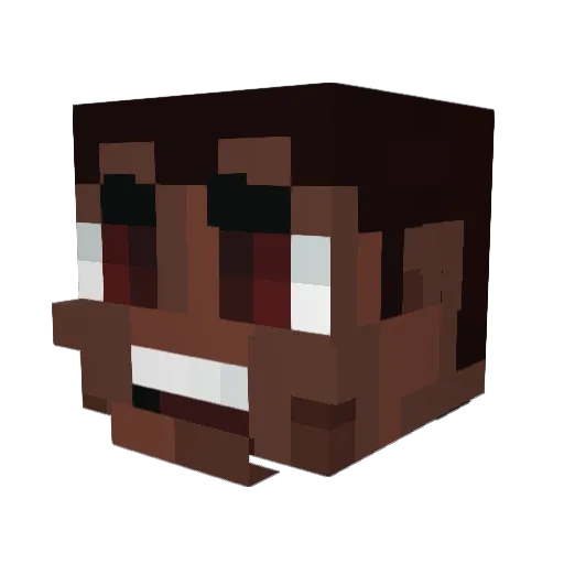 maxito12345 Minecraft avatar head, 3D render