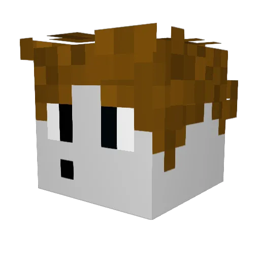 maxito__31 Minecraft avatar head, 3D render