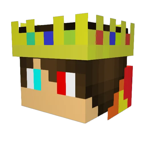 maxlee26 Minecraft avatar head, 3D render