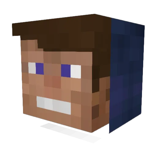 maxleo0404 Minecraft avatar head, 3D render
