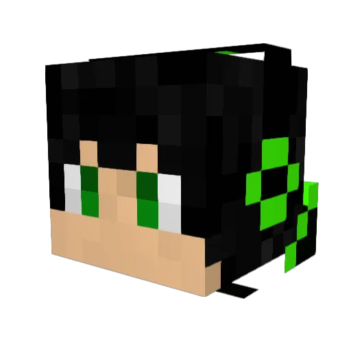 maxm1234567890 Minecraft avatar head, 3D render