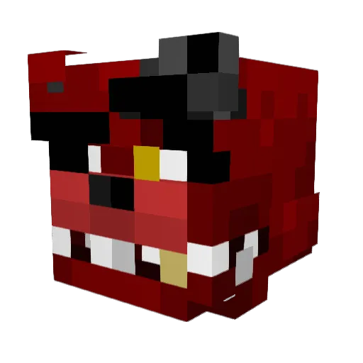 maxminer10 Minecraft avatar head, 3D render