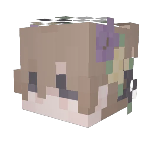 maxnatamo Minecraft avatar head, 3D render