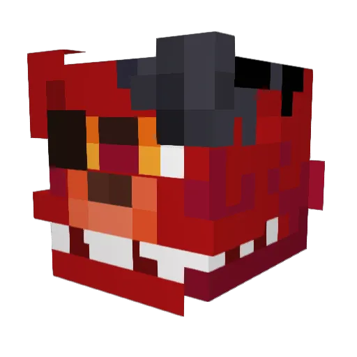 maxog_YT Minecraft avatar head, 3D render