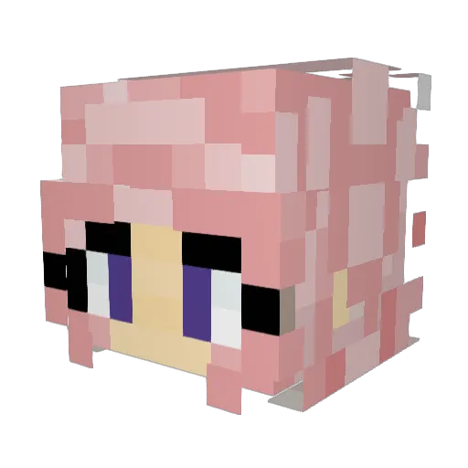 maxorzoom Minecraft avatar head, 3D render