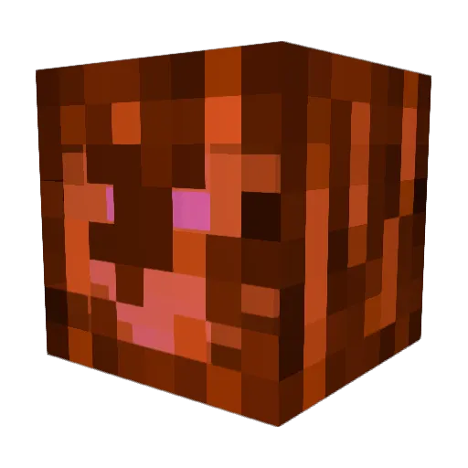 maxou445 Minecraft avatar head, 3D render