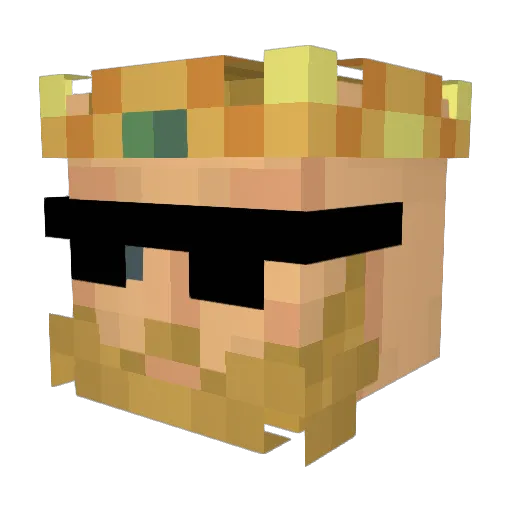 maxoudu41350 Minecraft avatar head, 3D render