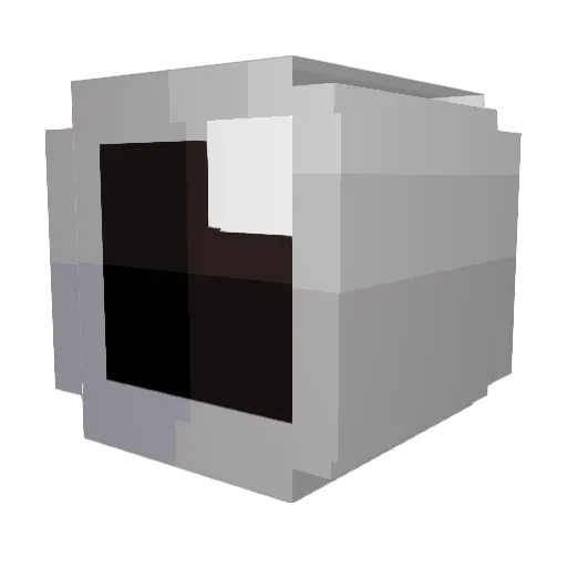maxout25 Minecraft avatar head, 3D render