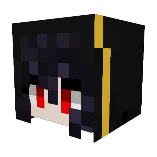 maxpiestr Minecraft avatar head, 3D render