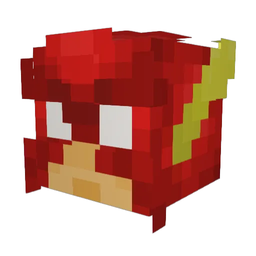 maxpmore Minecraft avatar head, 3D render