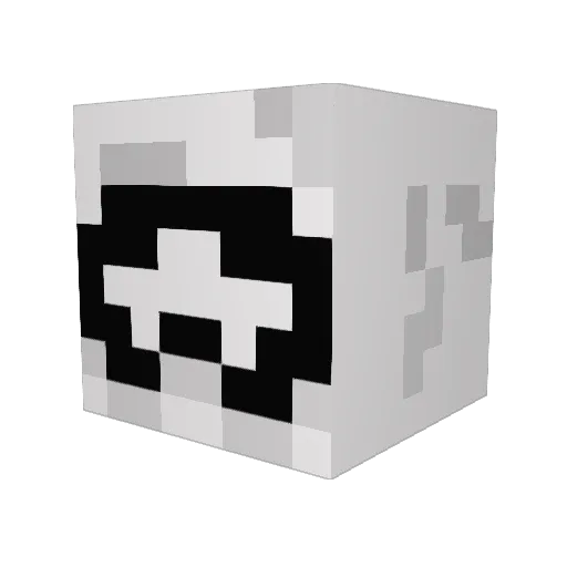 maxruta Minecraft avatar head, 3D render
