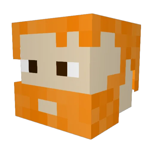 maxselfreezer Minecraft avatar head, 3D render