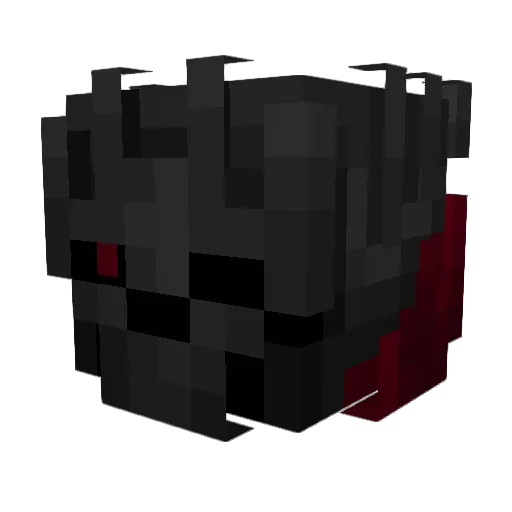 maxski7 Minecraft avatar head, 3D render