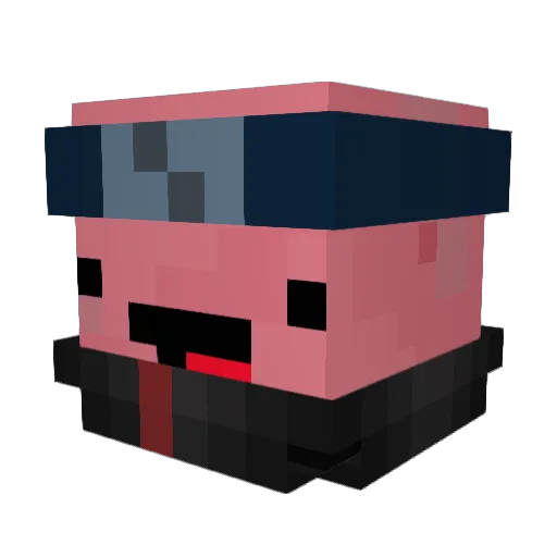 maxssjb Minecraft avatar head, 3D render
