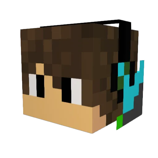 maxsteel01 Minecraft avatar head, 3D render