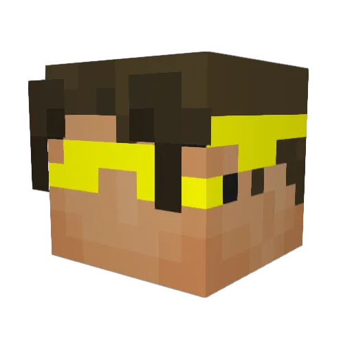 maxthecooldud Minecraft avatar head, 3D render