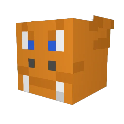 maxthegod1 Minecraft avatar head, 3D render