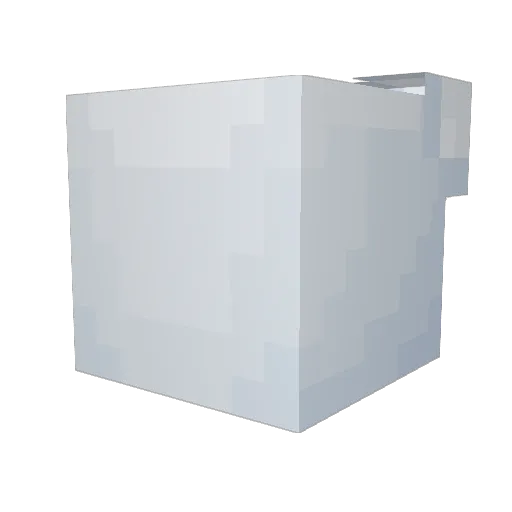 maxunta Minecraft avatar head, 3D render