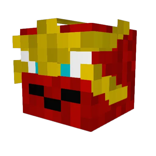 maxusdragonoid8 Minecraft avatar head, 3D render