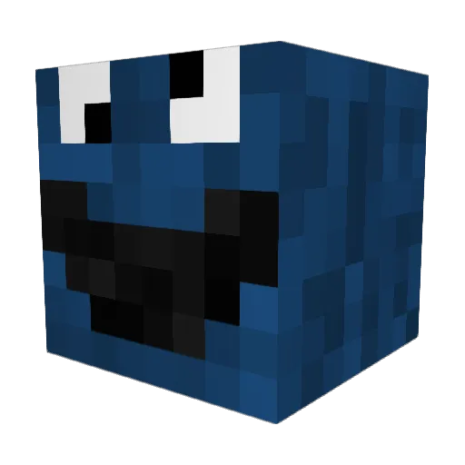 maxushaaa Minecraft avatar head, 3D render