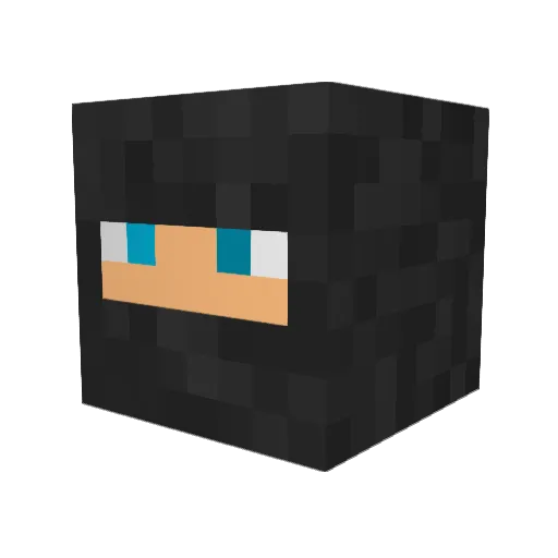 maxweed2 Minecraft avatar head, 3D render