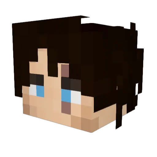 maxwell20x Minecraft avatar head, 3D render