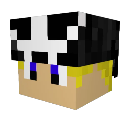 maxxamous Minecraft avatar head, 3D render