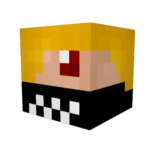 maxxx_2001 Minecraft avatar head, 3D render